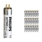 Mehrfachpackung 25x Philips MASTER Actinic BL T5 Short 6W - Ultraviolett | 21cm