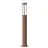 Nordlux Helix Sockellampe Cortenstahl Braun | 150mm - IP44 - Geeignet für GU10