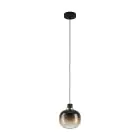 Eglo Pendelleuchte Oilella Stahl Schwarz Gold | IP20 - Geeignet für 1x E27 